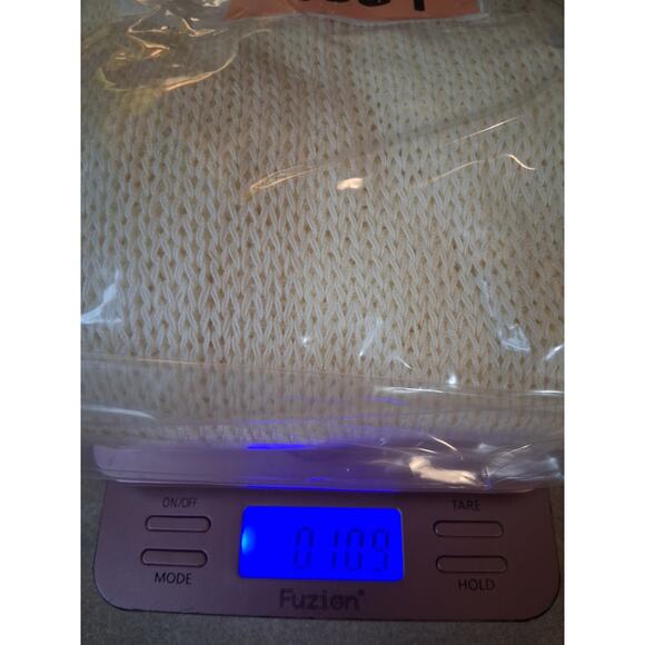 Pol Shirt Medium Cream Open Knit Top Lagenlook Relaxed Bohemian Casual Festival - Picture 12 of 12